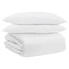 vidaXL Ensemble de Duvet avec oreiller 3 pc Blanc Plume de canard