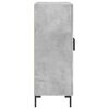 vidaXL Buffet gris b&eacute;ton 69,5x34x90 cm bois d'ing&eacute;nierie