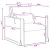 vidaXL Canap&eacute; 2 pcs Gris fonc&eacute; 158 x 78 x 80 cm tissu