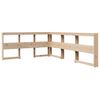 vidaXL Lit biblioth&egrave;que sans matelas 135x190 cm bois de pin massif