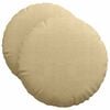 vidaXL Coussins de si&egrave;ge 2 pcs Vert gris &Oslash; 50 cm
