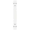 vidaXL Pieds de table basse 2 pi&egrave;ces Blanc 50 x (30-31,3) cm Acier