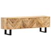 vidaXL Meuble TV 140x30x45 cm Bois de manguier massif