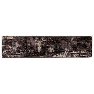 vidaXL Coureur de Tapis MARSA Noir et Blanc 50 x 100 cm
