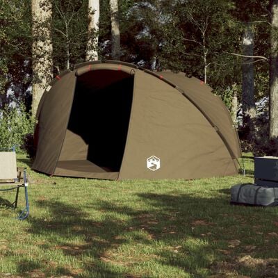 vidaXL Tente de pêche 5 personnes vert olive imperméable