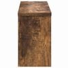 vidaXL Porte-manteau mural avec &eacute;tag&egrave;re Ch&ecirc;ne fum&eacute; 50 x 16 x 26 cm