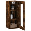 vidaXL Armoire murale ch&ecirc;ne fum&eacute; 34,5x34x90 cm