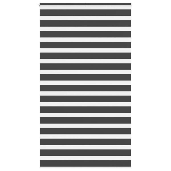 vidaXL Store z&egrave;bre noir 120x230 cm largeur du tissu 115,9 cm polyester