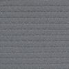 vidaXL Paniers de rangement 2 pcs gris et blanc Ø28x28 cm coton