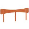 vidaXL T&ecirc;te de lit cire marron 180 cm bois massif de pin