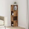 vidaXL Meuble d'angle Bois ancien 25,5x25x102cm Bois d'ing&eacute;nierie
