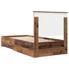 vidaXL Cadre de lit Bois ancien 90 x 190 cm Bois d'ing&eacute;nierie