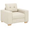 vidaXL Canap&eacute;-fauteuil en lin 100x78x80 cm