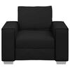 vidaXL Canap&eacute; 59cm Noir tissu