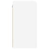 vidaXL Meuble TV mural 2 pcs Blanc 30 x 31 x 60 cm Bois d'ing&eacute;nierie