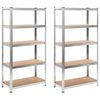 vidaXL &Eacute;tag&egrave;res de rangement 2 pcs 90x40x180 cm MDF