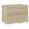 vidaXL Meubles de salle de bain ch&ecirc;ne sonoma bois d'ing&eacute;nierie