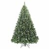 vidaXL Sapin de No&euml;l artificiel avec 300 LED Vert 180 cm PE et PVC