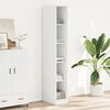 vidaXL Garde-robe Blanc 30x50x200 cm Bois d'ing&eacute;nierie