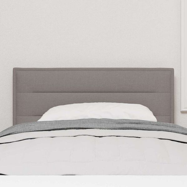 vidaXL T&ecirc;te de lit avec t&ecirc;te de lit Taupe 80 cm Cuir synth&eacute;tique