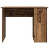 vidaXL Bureau vieux bois 100x55x75 cm bois d'ingénierie