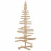 vidaXL Arbre de No&euml;l en bois pour d&eacute;coration 120 cm bois massif de pin