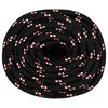 vidaXL Corde de bateau Noir 20 mm 100 m Polypropyl&egrave;ne