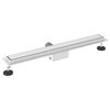 vidaXL 2 en 1 Drain de Douche Argent&eacute; 70 cm Acier Inox 304