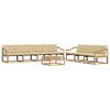 vidaXL Ensemble de canap&eacute;s d'ext&eacute;rieur 8 pcs Blanc et Beige