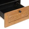 vidaXL Cabinet de chevet avec tiroir Marron Clair 40 x 33 x 46 cm