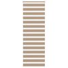 vidaXL Store z&egrave;bre marron sable largeur du tissu 70,9 cm polyester