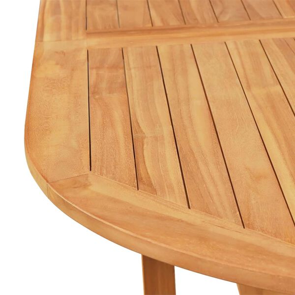 vidaXL Ensemble &agrave; manger de jardin 9 pcs Bois de teck massif