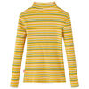 T-shirt enfants manches longues faux col roul&eacute; ocre 116