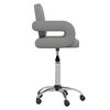 vidaXL Chaises pivotantes &agrave; manger lot de 2 gris similicuir