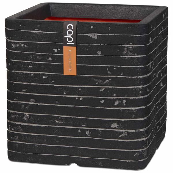 Capi Jardini&egrave;re Nature Row carr&eacute; 30x30 cm anthracite KRWZ902