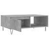 vidaXL Table basse gris b&eacute;ton 90x60x35 cm bois d'ing&eacute;nierie