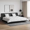 vidaXL Couette avec Oreillers 3 pcs Blanc Microfibre et Plumes D'oie