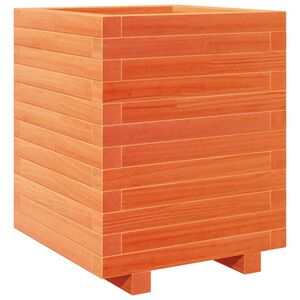 vidaXL Jardini&egrave;re cire marron 40x40x49,5 cm bois de pin massif