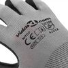vidaXL Gants de Travail 12 pcs Gris et Noir 10 / xl Polyester