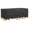 vidaXL Housse pour meubles Uni Noir 220 x 110 x 70 cm 210D