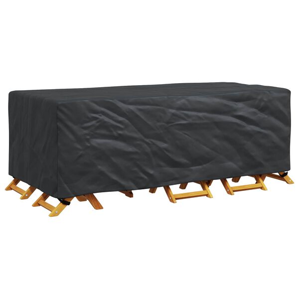 vidaXL Housse pour meubles Uni Noir 220 x 110 x 70 cm 210D