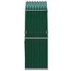 vidaXL Porte-b&ucirc;ches vert 120x45x140 cm acier galvanis&eacute;