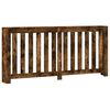 vidaXL Cache-radiateur ch&ecirc;ne fum&eacute; 175x20x82 cm bois d'ing&eacute;nierie