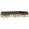 vidaXL Ensemble de canap&eacute;s d'ext&eacute;rieur 9 pc 8 place