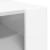 vidaXL Table basse Blanc 92 x 53 x 45 cm Bois d'ing&eacute;nierie