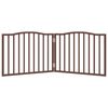 vidaXL Barri&egrave;re pour chien pliable 2 panneaux 160 cm bois de peuplier