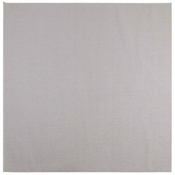 vidaXL Tapis de surface Carr&eacute; HUARTE Cr&egrave;me 240 x 240 cm Polyester