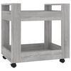 vidaXL Chariot de bureau Sonoma gris 60x45x60 cm Bois d'ing&eacute;nierie