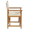 vidaXL Chaises de metteur en sc&egrave;ne pliantes lot de 2 Bois teck massif