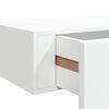 vidaXL &Eacute;tag&egrave;re &agrave; tiroir murale Blanc 60x23,5x10 cm MDF